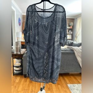 Fancy beaded cocktail dress